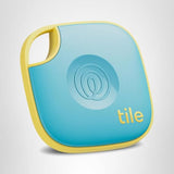Tile Bluetooth Tracker Aqua Lemon, Item Locator with 350 ft Range, SOS Alert, Life360 Compatible, Waterproof IP68, iOS & Android