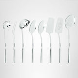 8-Piece Stainless Steel Kitchen Utensils Set – Ergonomic Handles, Dishwasher Safe