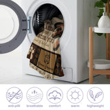 German Shepherd Dog Flannel Fleece Throw Blanket – Soft & Lightweight 50×60 in, Cozy Bed, Couch & Travel Blanket