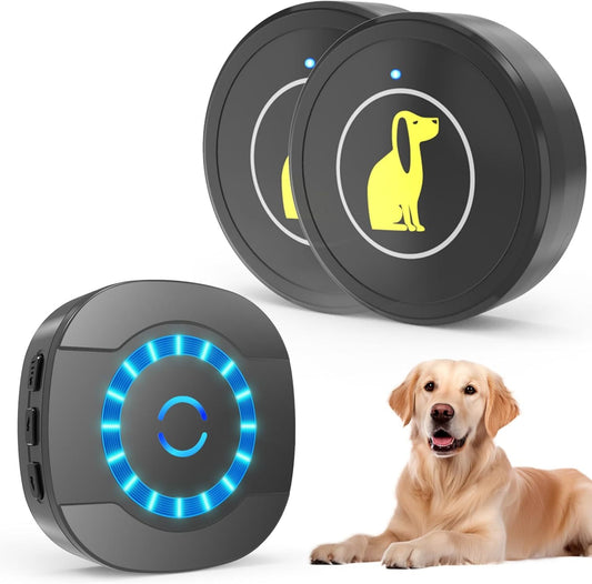 Adjustable Waterproof Dog Doorbell – Touch-Activated Potty Training Bell with Long-Range & Custom Tones