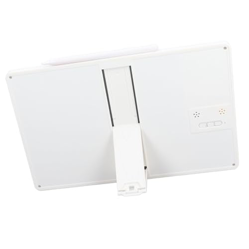 HD LCD Electronic Calendar Writing Tablet – Smart Desk Organizer with Time & Climate Display (White)