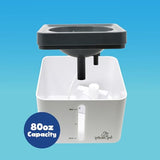 Mini Vortex Pet Water Fountain 80oz – Anti-Splash BPA-Free Automatic Drinking System with LED Indicator