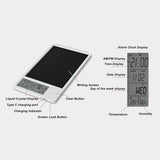 HD LCD Electronic Calendar Writing Tablet – Smart Desk Organizer with Time & Climate Display (White)