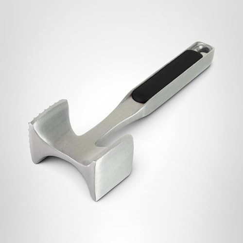 Dual-Sided Meat Tenderizer Mallet with Textured & Smooth Surfaces