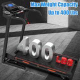 Home Automatic Tilt Treadmill | 400 lbs Capacity & 3.25 HP Folding Electric Running Machine 🏃‍♂️🔥