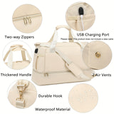 Women’s Travel Duffel Bag 🎒 Sports Gym & Yoga Tote – Weekender Overnight Carryall Bag