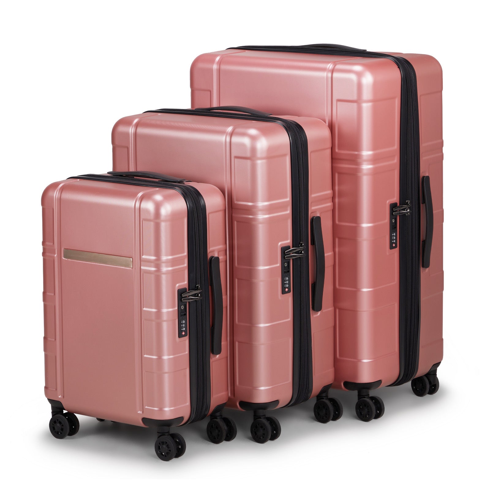 Premium 3-Piece ABS+PC Luggage Set