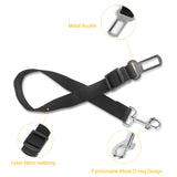 2PCS Pet Dog Seat Belt Leash – Adjustable Nylon Car Safety Leads for Dogs & Cats, Secure Vehicle Travel Harness Strap
