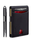 Elegant Slim Bifold Wallet with RFID Security