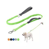 YT Pet Explosion-Proof Impact Leash with Padded Double Handles & Car Seat Belt – Heavy-Duty, Safe & Adjustable