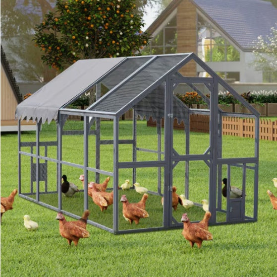 Outdoor Chicken Coop Fence – Heavy-Duty Wire Poultry Enclosure with Weatherproof Panels & Predator Protection