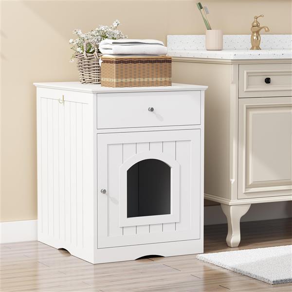 Wooden Pet House – Durable Indoor & Outdoor Shelter with Ventilation, Waterproof Roof & Easy Assembly for Cats & Small Dogs