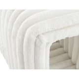 Ottoman Storage Bench – Cozy Corduroy Pet Hideaway for Cats, Dual-Purpose Living Room & Bedroom Furniture