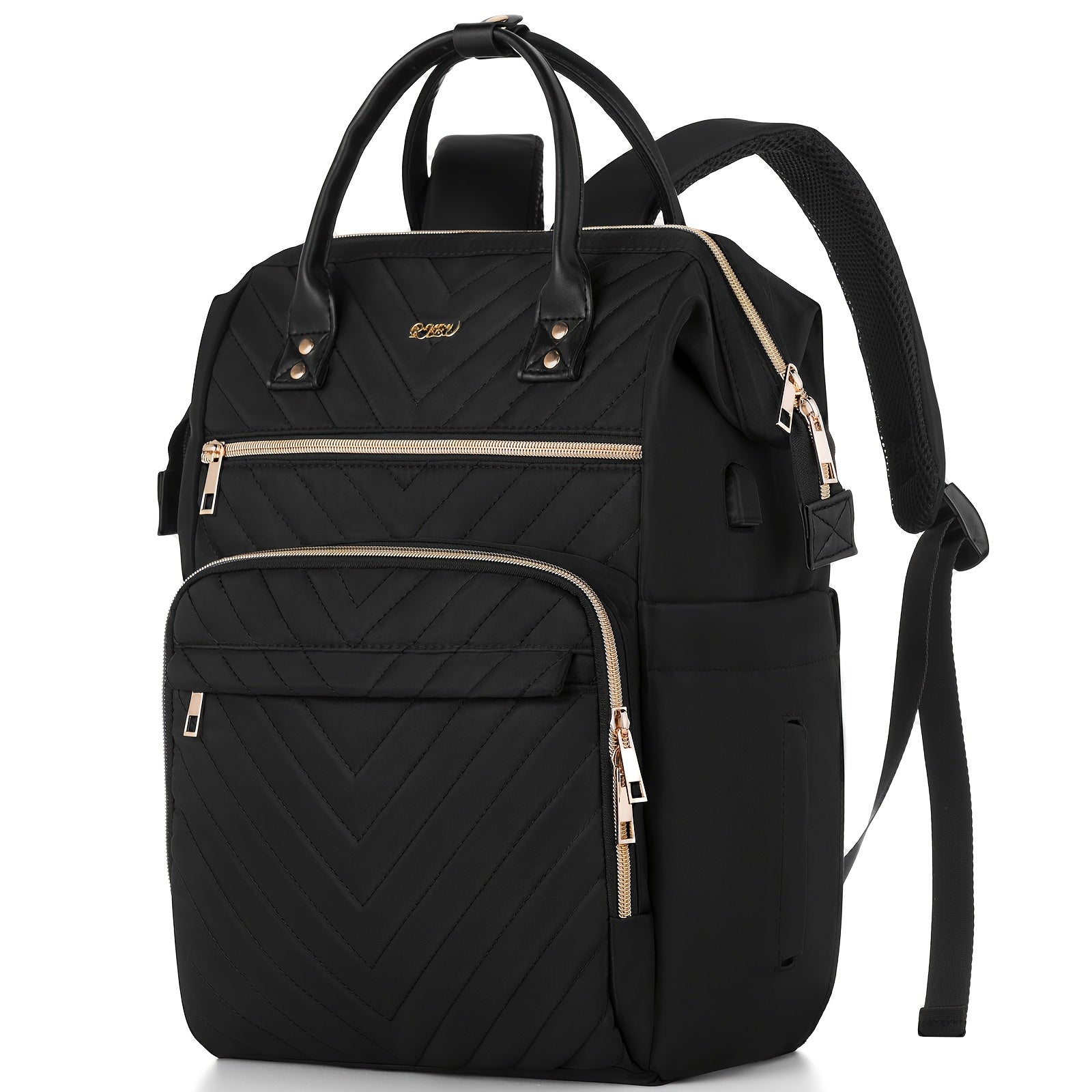 YAMTION High-Quality Women’s Laptop Backpack – Oxford Fabric, Soft-Shell, Multi-Compartment Bookbag for College, Travel & Office 👜