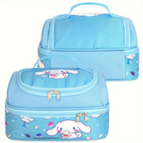 Kuromi Insulated Lunch Tote – Cartoon Pink Lunch Box Bag for Work, Travel & Picnic