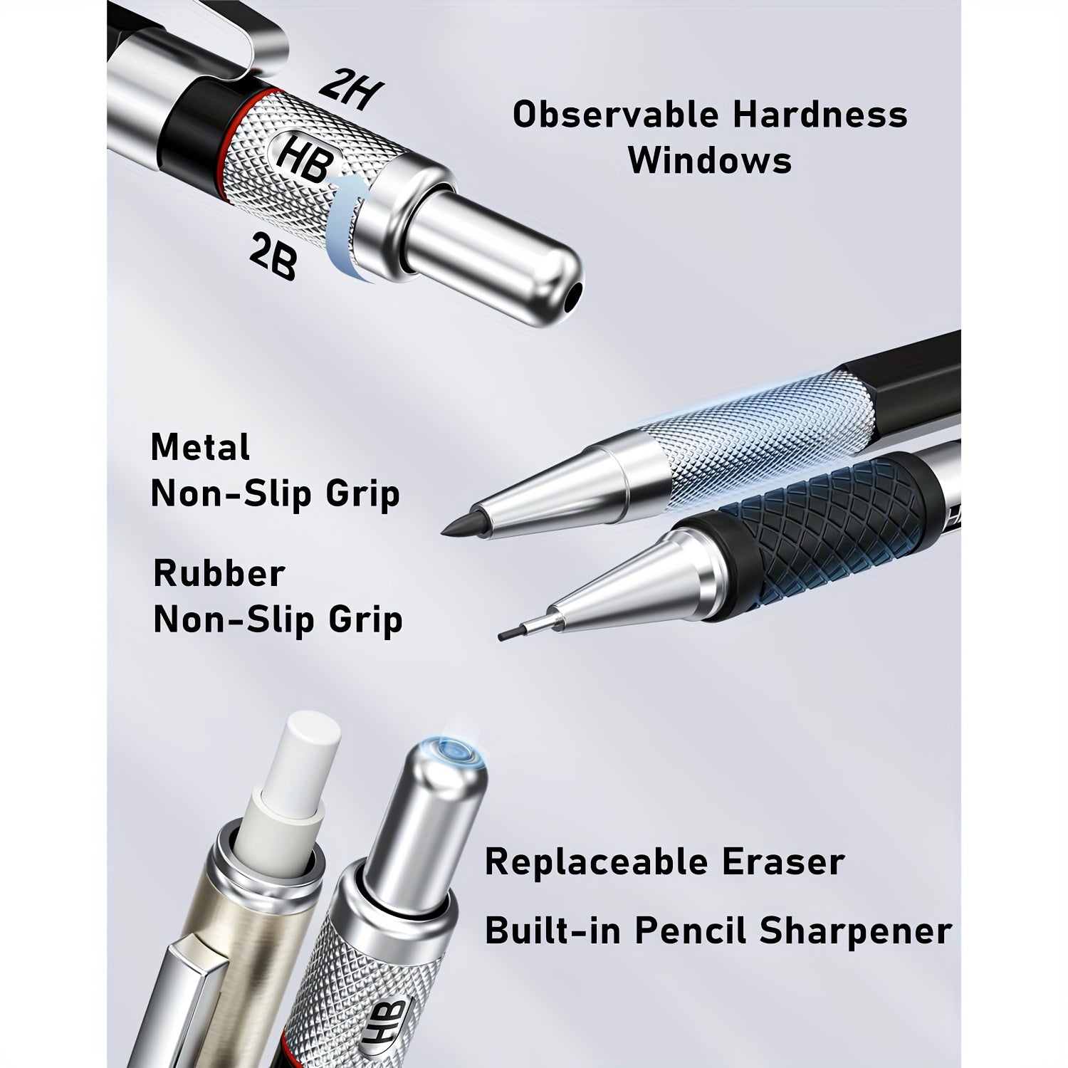 Ultimate 45-Piece School Stationery Kit – Gel Pens, Mechanical Pencils, Highlighters & Pen Case