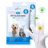 Pet Cleaning Wipes Gloves – Rinse-Free Bathing & Deodorizing Gloves for Dogs & Cats, Daily Care & Travel-Friendly
