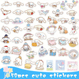 Cinnamoroll Double-Wall Stainless Steel Insulated Bottle – 50 Stickers & Leak-Proof Design