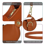 Fashion Los Angeles 0386 Series – Women’s Shoulder Bag in Black & Brown