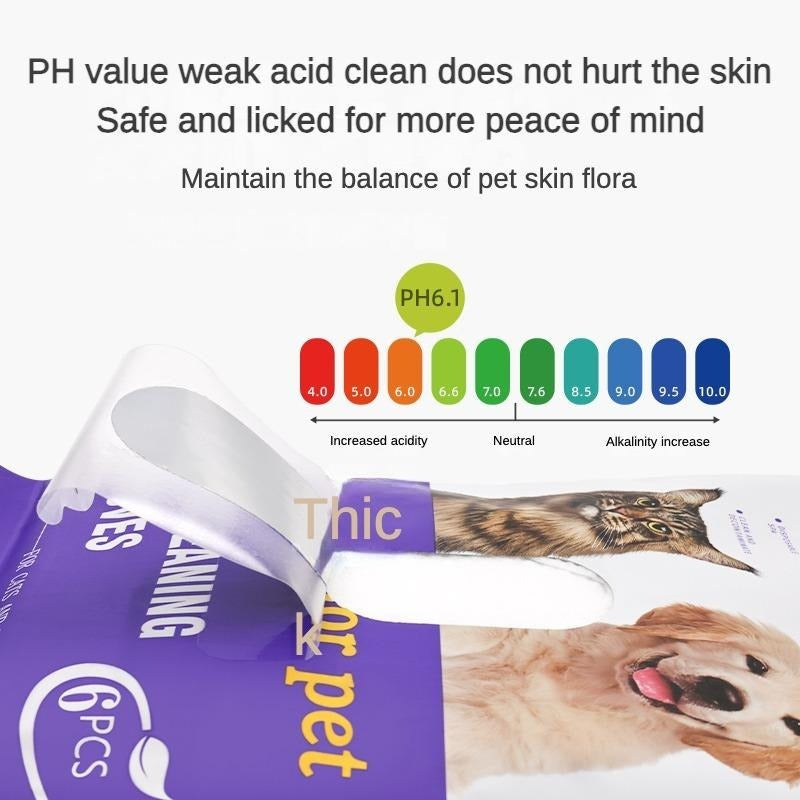 Pet Cleaning & Deodorizing Wipes – Hypoallergenic Coconut Oil Grooming Wipes for Dogs & Cats, Daily Care & Travel-Friendly