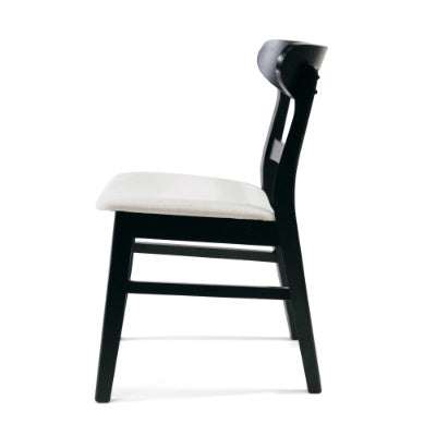 Dining Chair Set of 2 – Modern Upholstered Side Chairs with Solid Wood Legs & Padded Seat