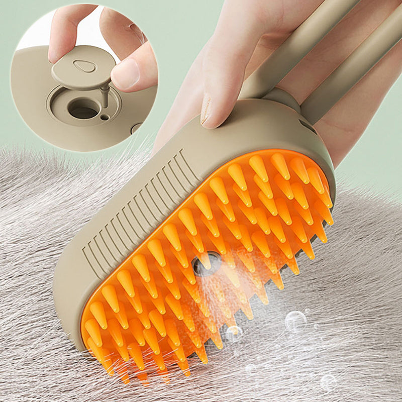 3-in-1 Electric Pet Brush – Grooming, Massage & Hair Removal
