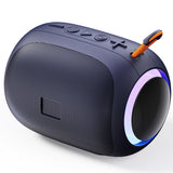 Portable Waterproof Bluetooth Speaker with LED Light