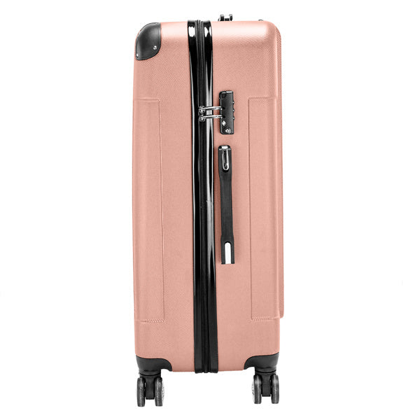 3-in-1 ABS Hard Shell Luggage Set – Lightweight Spinner Trolley Case (20", 24", 28")