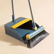 Thickened Rotatable Foldable Stainless Steel Rod Broom & Dustpan Set – Indoor Cleaning Supplies