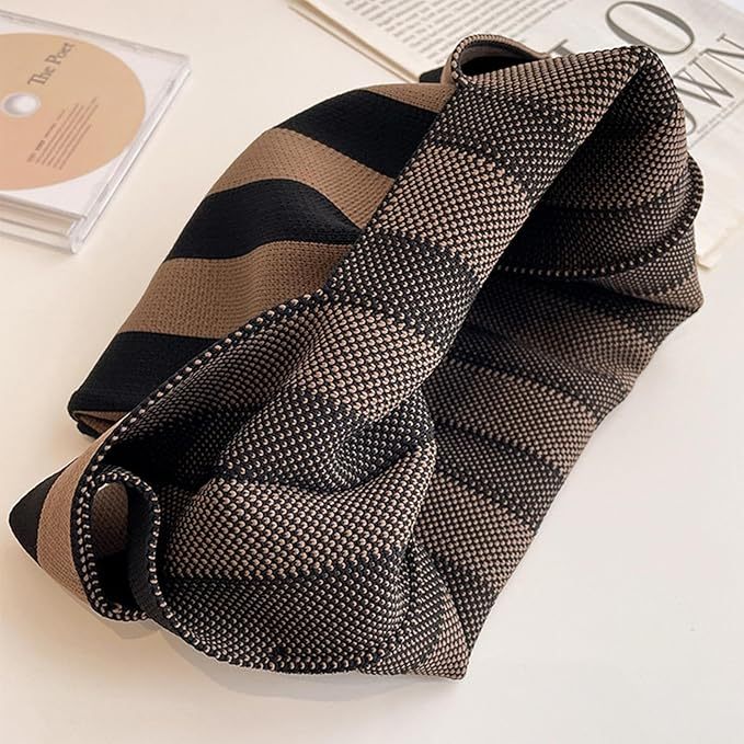 Women’s Knitted Wool Bucket Bag – Versatile Handbag & Casual Tote