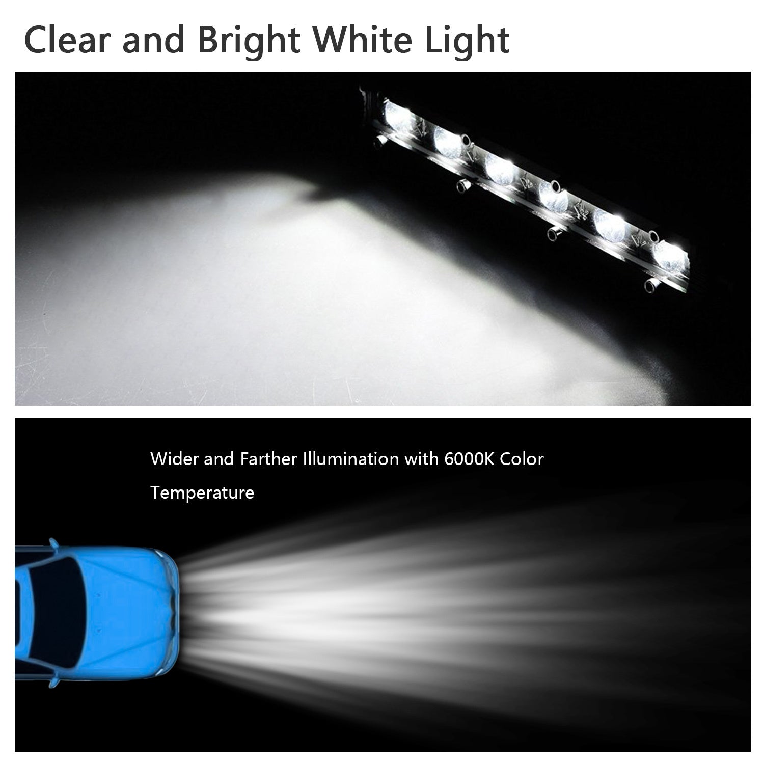 Durable 7in LED Offroad Light Bar with Ultra-Slim Design
