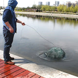 Foldable Fishing Bait Trap - 6-Hole Automatic Net for Shrimp, Crab, Minnow & Crawfish