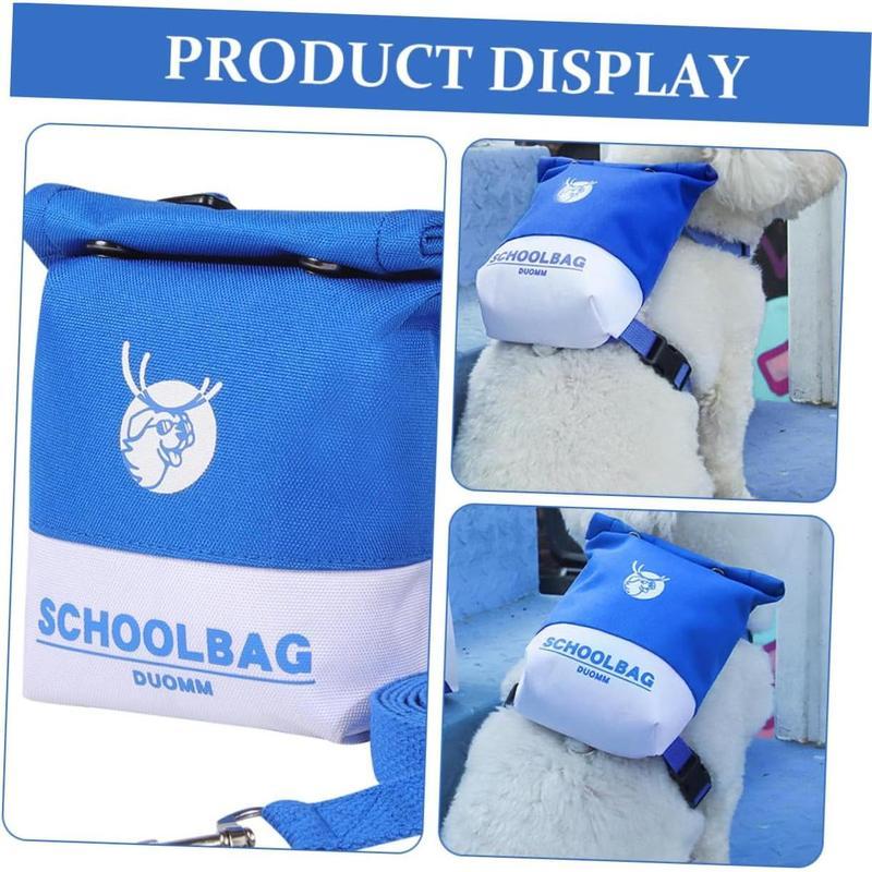 Pet Self Backpack Rucksack – Hands-Free Outdoor Dog Vest-Style Carrier, Polyester, Adjustable Travel Runner