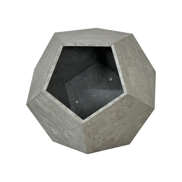25.98" Modern Pet Furniture – Cat Rack, Side Table & Flower Pot Stand in Cement Gray Multifunctional MDF Design