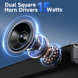 Immersive TV Soundbar with Powerful Subwoofer