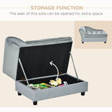 Luxury Small Dog Bed – Plush Sofa-Style Pet Couch with Hidden Storage, Washable Cushion & Non-Slip Base