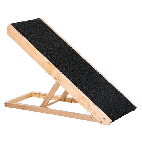 Elevated Pet Ramp – Height Adjustable & Foldable Ramp for Dogs, Cats & Rabbits with Non-Slip Surface