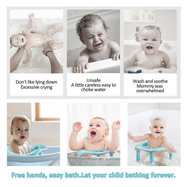Baby Bath Chair – Non-Slip Infant Bath Seat with Safety Support & Comfortable Design for Newborns and Toddlers