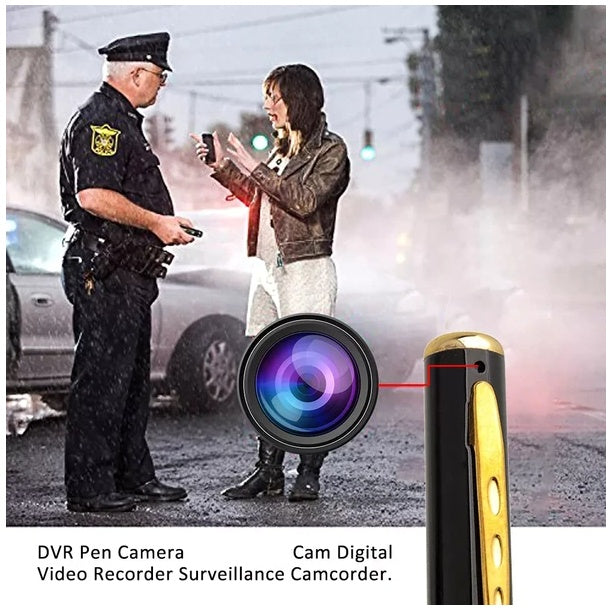 Pen Camera 📹 Mini Hidden Pocket DVR – 1080P HD Audio & Video Recorder for Security, Meetings & Travel