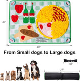 Mewoofun Washable Snuffle Mat – Slow Feeder Puzzle Mat for Dogs, Mental Stimulation & Scent Training Toy