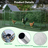 Poultry Habitat Cage – Secure Enclosure with Lid for Chicken Coop, Ducks & Small Animals, Outdoor Steel Wire Habitat