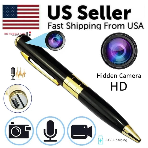 Pen Camera 📹 Mini Hidden Pocket DVR – 1080P HD Audio & Video Recorder for Security, Meetings & Travel