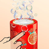 Fireworks Bubble Machine – 80 ml Bubble Solution, Automatic Portable Bubble Maker with Lights, Music & Closeable Design, Ideal for Kids’ Parties and Outdoor Fun