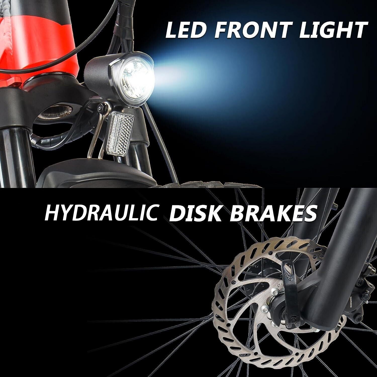 500W Electric Mountain Bike - 27.5" Hardtail eMTB with 48V Bafang Motor & 27-Speed Drivetrain