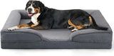 Large Orthopedic Dog Sofa – Supportive Foam Mattress with Egg Crate Design, Waterproof Lining & Washable Cover