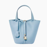 Basket Bag 🧺 – Palm Style Woven Handbag in Multiple Colors (Purple, Blue, Yellow, Black, White)