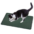 Double-Layer Rice-Shaped Cat Litter Pad – Waterproof Non-Slip Mat for Trapping Litter & Easy Cleaning