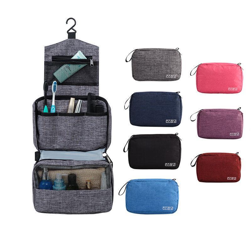 Unisex Travel Waterproof Toiletry Bag 🧳 with Divider & Handles – Makeup, Razor & Accessories Organizer