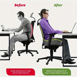 Pressure-Relieving Memory Foam Seat Cushion – Ultra-Dense Ergonomic Support for Office, Car & Wheelchair 🛋️