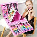 208-228 Piece Adult/Children Art Supplies Set – Oil Pastels, Crayons, Colored Pencils, Acrylic Markers & Watercolour Pens